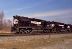 NS 7038 & 7023 lead an intermodal train southbound